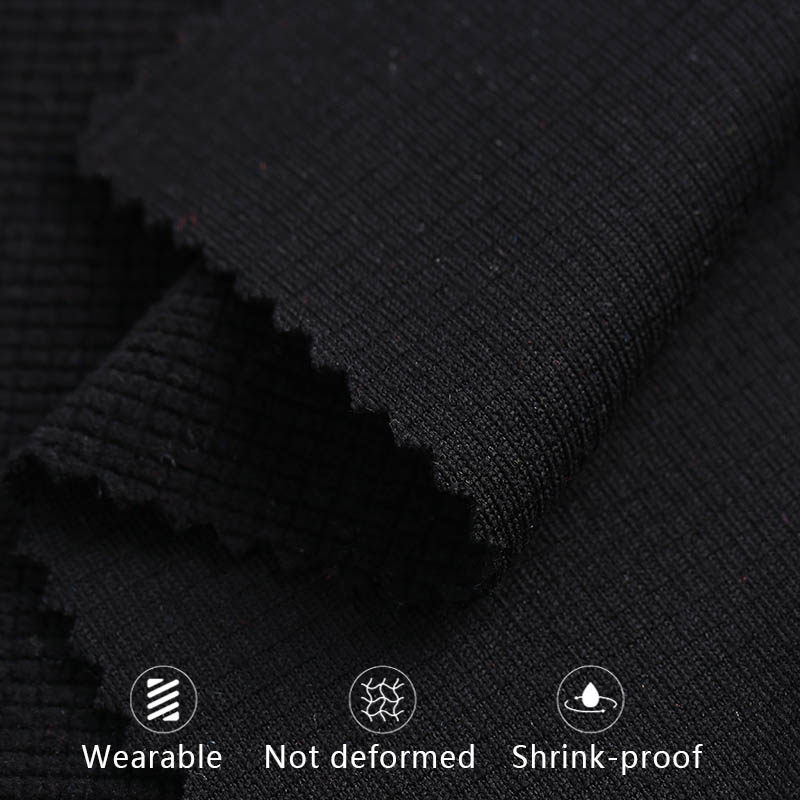 Jacquard square polar fleece