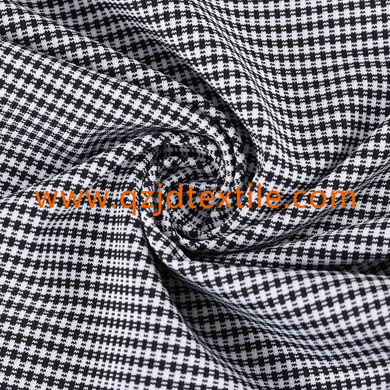 Houndstooth fabric stretch