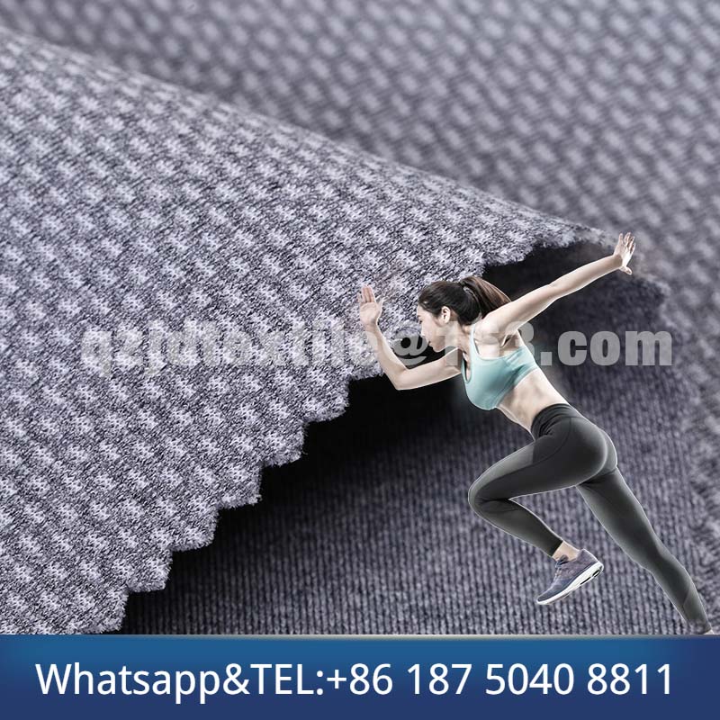 Elastic jacquard air layer