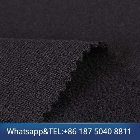 Gray bamboo charcoal polar fleece