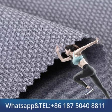 Elastic jacquard air layer