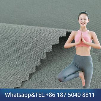 Stretch double-sided brushed jersey