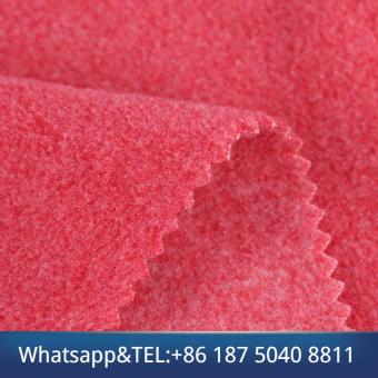 Cationic polar fleece