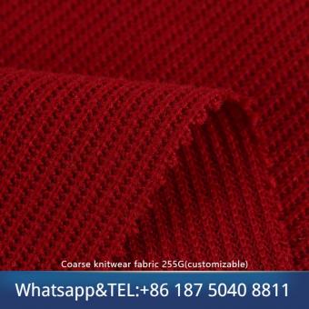 Coarse knitwear fabric
