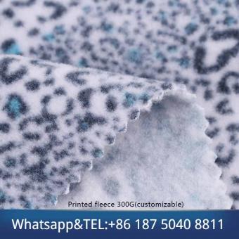 paw print fleece