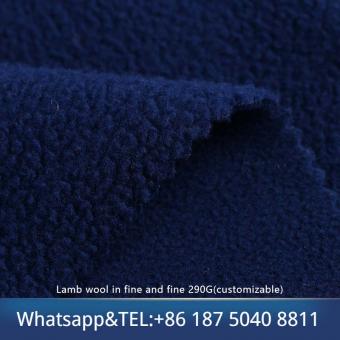 High quality heavy wool fabric lambs wool fabric stock soft fleece fabric price