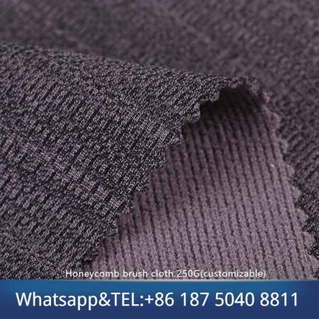 Honeycomb brush cloth