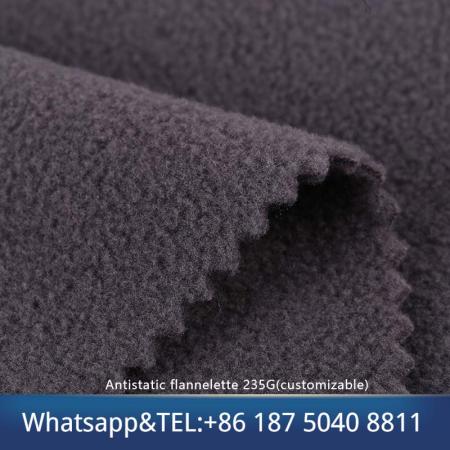 Antistatic flannelette
