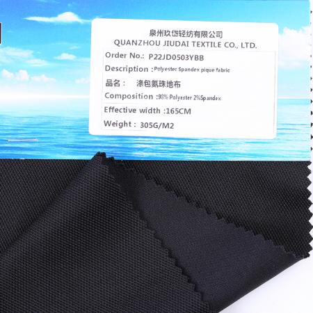 Polyester Spandex pique fabric